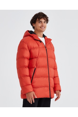 Skechers M Outerwear Padded Jacket Erkek Turuncu Mont S232031-700 Turuncu