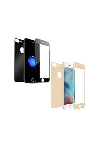 Bufalo Apple Uyumlu iPhone 7 Plus / 8 Plus Ekran Koruyucu Ön+Arka Kavisli Tam (367593979)