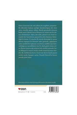 Kolera Günlerinde Aşk / Gabriel García Márquez / 9789750766268