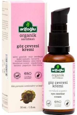 Arifoğlu Organik Göz Çevresi Bakım Kremi 30 ML