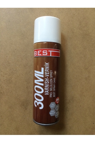 Best Selülozik Sprey Ahşap Metal Vernik 300 Ml Ceviz Renk Best Selülozik Sprey Ahşap Metal Vernik 300 Ml Ceviz Renk