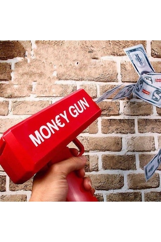 Vıp Otomatik Para Fırlatma Tabancası Yılbaşı Oyunları Yılbaşı Parti Malzemeleri Eğlenceli Tabanca