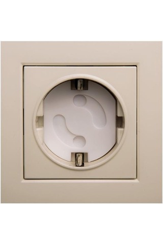 Şahnet Prizmatik Çocuk Koruma Kapağı Beyaz 10 Adet