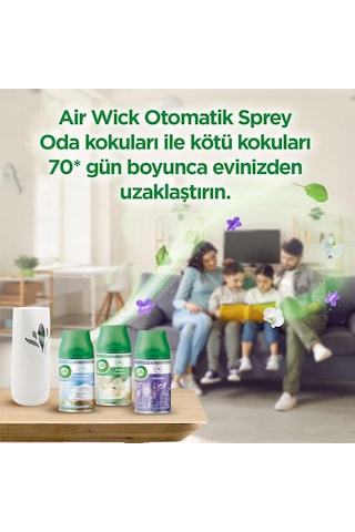 Air Wick Oda Kokusu Freshmatik, Otomatik Sprey Makine Yedek Bahar Çiçekleri 3x250 Ml