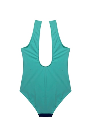 Deep Beach Mınt Bloklu Kız Çocuk Mayo Db20030m 001