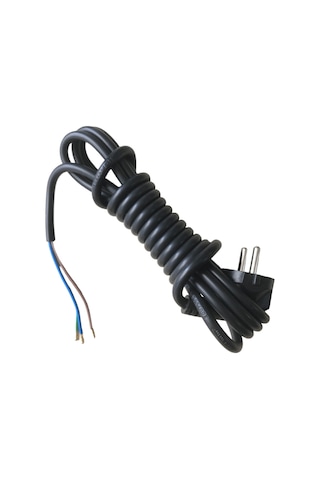 Tek-iş Ttr Cihaz Kablosu Cihaz Fişli Ttr Kablo Topraklı 3 X 1 Mm 3 Mt Siyah
