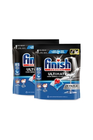 Finish Ultimate Hepsi Bir Arada Bulaşık Makinesi Deterjanı 2 x 85 Tablet