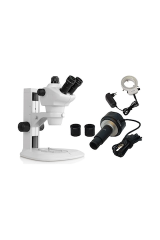Ece Opto-edu Dijital Mikroskop Trinoküler Stereo Zum 5mp Usb Kame