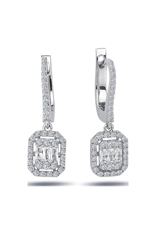 Lova 0,73 Karat Baget Pırlanta Küpe - 3030047