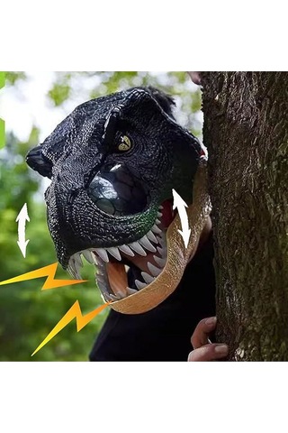 Işıklı Ve Sesli T-rex Maskesi: Dinozor Dünyası Şimdi Çok Daha Gerçekçi Dinozor