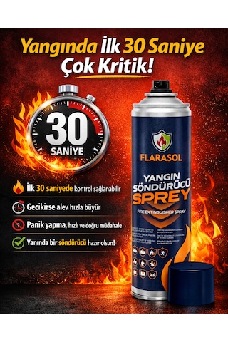 Flarasol Yangın Söndürücü Sprey