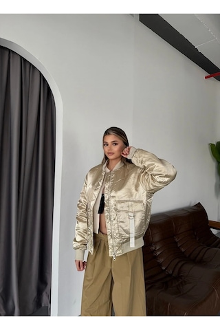 Lea Vıntage Gold Renk Mont