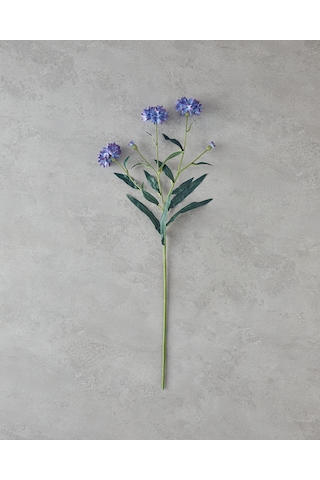 English Home Cornflower Tek Dal Yapay Çiçek 64 Cm Mavi Mavi