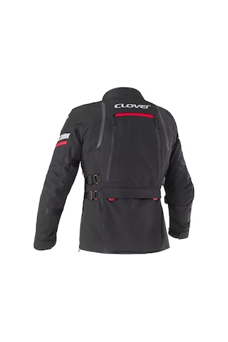 Clover Gts-5 Korumalı Kadın Motosiklet Montu Siyah