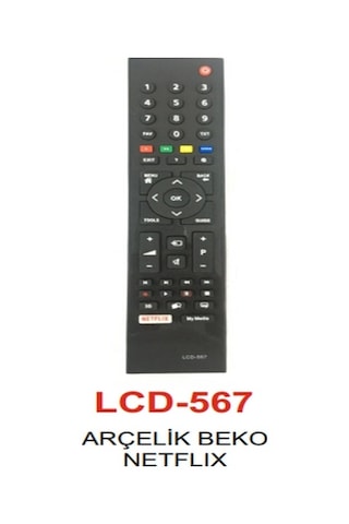 Arçelik - 3d Smart Netflix Tv Kumandası - Lcd 567