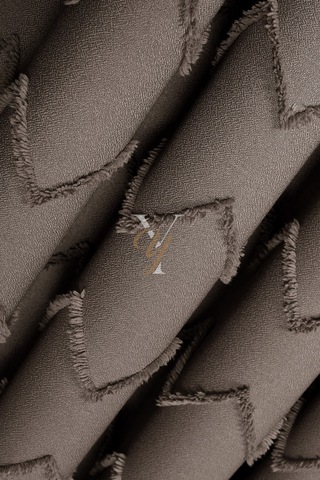 Jakar Kesme Fon Perde Ezgi V-6013 Kahve Kahverengi