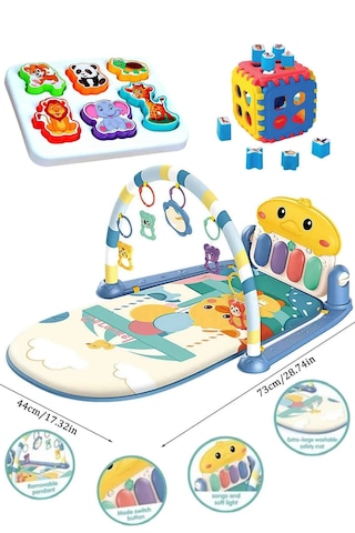 Piyanolu Oyun Halısı Müzikli Jimnastik Merkezi Bultak Set