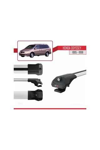 Honda Odyssey 1995-1998 Arası İle Uyumlu Ace-1 Ara Atkı Tavan Bar