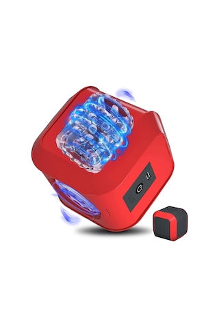 Carmine Git Gel Yapabilen Şarjlı Su Geçirmez Mastürbatör