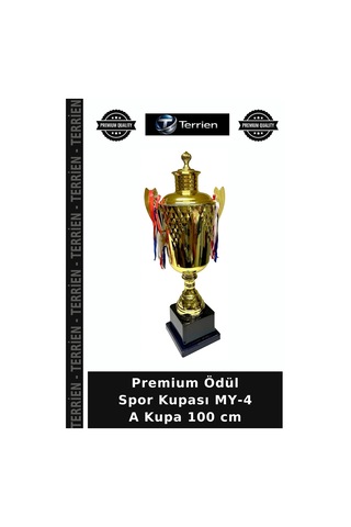 Terrien Premium Ödül Spor Kupası My-4 A Kupa 100 Cm