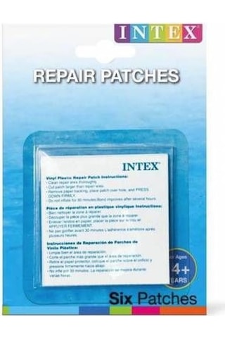 Intex Onarım Yaması Şişme Yatak Tamir Kiti Havuz Tamir Kiti 2 Adet Çok Renkli