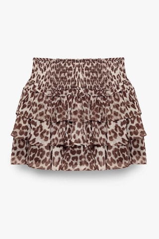 Quzu Leopar Kadın Etek Etk00830 Leopar