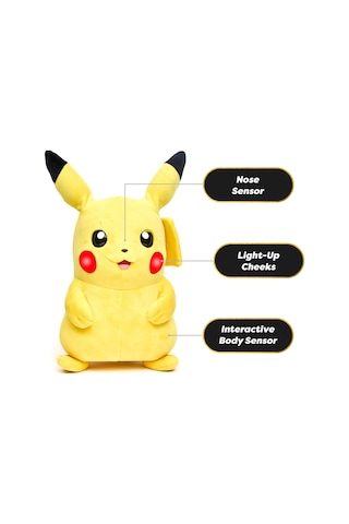 Pikachu Realfx Elektronik Kukla 40 Cm Çok Renkli