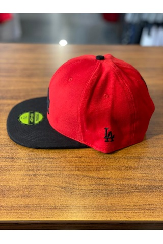La Lakers Unisex Kırmızı Hip Hop Snapback Rapper Basket Cap Şapka