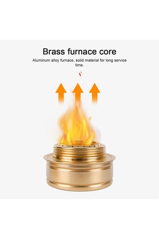 Yifomall Alüminyum Harici Çamaşır Kurutma Ofisi, Taşınabilir Rüzgar Dayanıklı Alkol Fırını, Dış Mekan Pişirme Ve Çay Demleme Gereci Çok Renkli