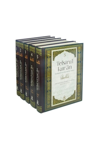 Tefsiru'l Kur'an Hadislerle Kur'an-ı Kerim Tefsiri Seti - 5 Kitap Takım - Abdürrezzak Es-Sanani - Beka Yayınları