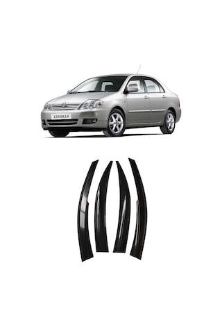 Toyota Corolla Uyumlu Cam Rüzgarlığı 4Lü 2001-2007 Arası