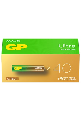 GP Ultra GP-24AU Alkalin AAA İnce Kalem Pil 40'lı