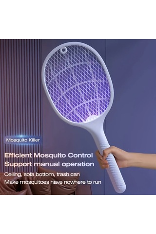 Boatshop1 Yaıawısu Usb Şarjlı Sivrisinek Öldürücü White Düz Öldürme Bölgeli Kompakt Böcek Katili 500mah Pil Usb Şarj Ev Ofis Seyahat İçin