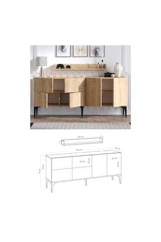 Decormet Stella Konsol Safir Meşe- Dec-20058 Diğer