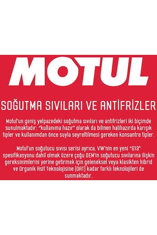 Motul Motocool Expert -37 Derecec 1 Lt - Motosiklet Sarı Antifriz