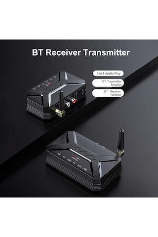 Yunboo "t-r22 Kablosuz Bluetooth 5.0 Alıcı Verici - Tv, Araç Ve Hoparlörler İçin Çift Modlu Ses Adaptörü"