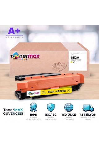 Hp 652a Cf322a Sarı Uyumlu Toner A Plus / Color Laserjet Enterprise M651 / Flow Mfp M680