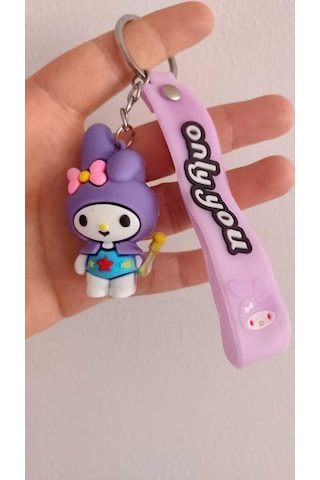 Kuromi Silikon Anahtarlık Çanta Aksesuar