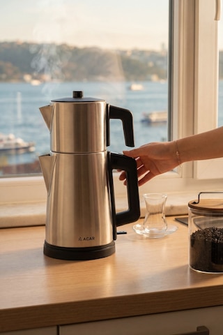 Acar Ultimate Pro Tea Max 1800 W Inox Çay Makinesi