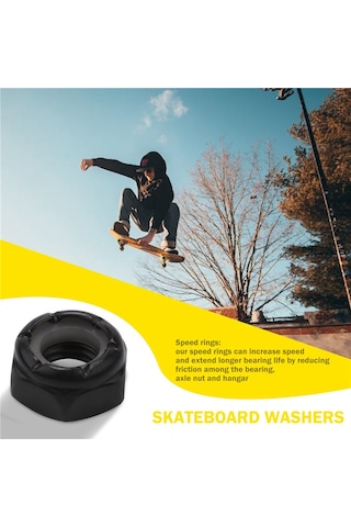 56 Parça Kaykay Kamyonu Donanım Seti Ara Parçalar Dahil Gümüş&siyah Gümüş - Siyah