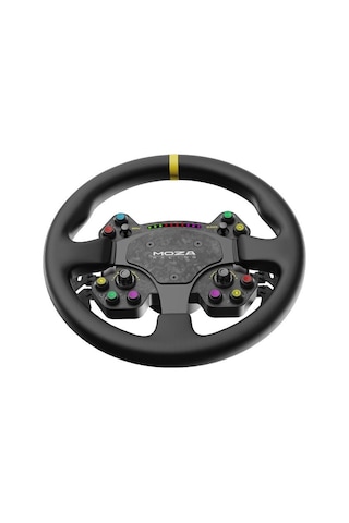 Moza Racing Rs V2 Steering Wheel Yuvarlak Deri Versiyon Direksiyon Simiti