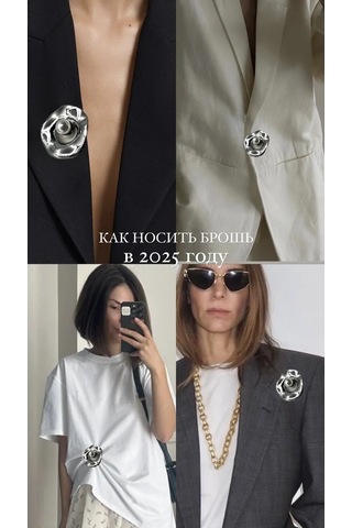 Best Price 34 Şık İnci Broş 370345888 Gri