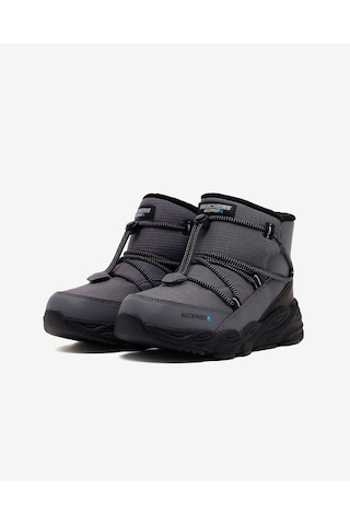 Skechers Turbo Tread-storm Glider Çocuk Bot 406385l-ccbk Gri