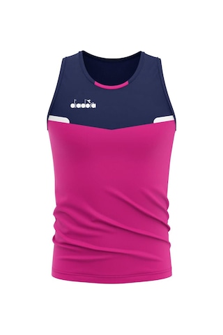 Diadora Elens Kadın T-shirt Fuşya Lacivert