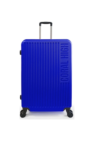 Coral High Abs Saks Mavi Büyük Boy Valiz 16468 Saks Mavi