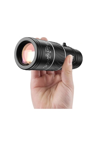 Dürbün Monocular Monoküler Teleskop Profesyonel Zoom 16x52 Siyah