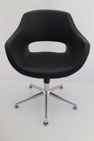 Tekerleksiz ofis çalışma koltuğu