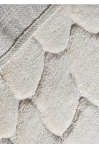 Cotton Eco 2li Pamuklu Banyo Paspas Seti Taş Desen Krem Renkli
