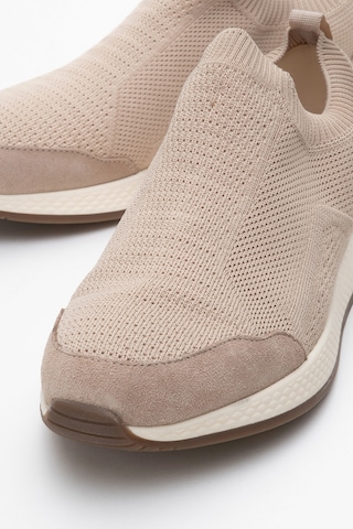 Dericlub Erkek Rahat Taban Triko Bez Bağcıksız Comfort Ayakkabı Cr 2302 Vizon