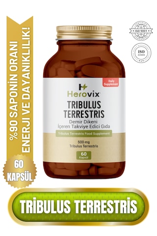 Tribulus Terrestis 500 Mg 60 Kapsül